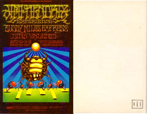 JimiHendrixFillmorePostcard